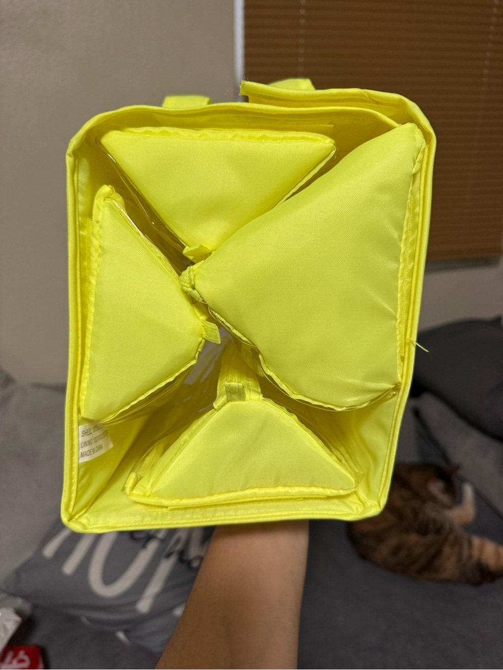 Yellow Women’s Organizer Bag - Bright Yellow Tote Insert